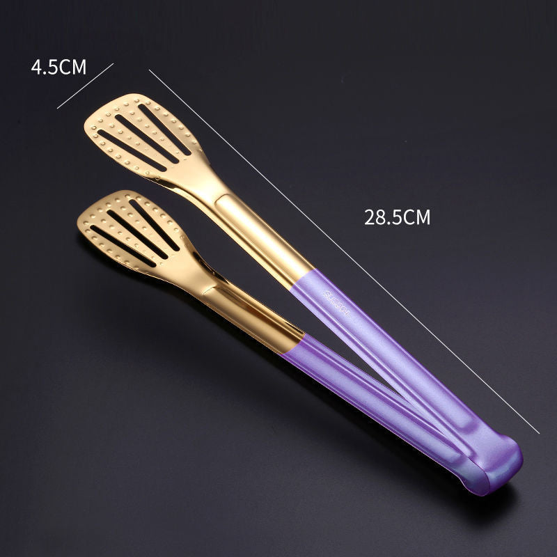Stainless Steel Food Tongs for Cooking and Grilling