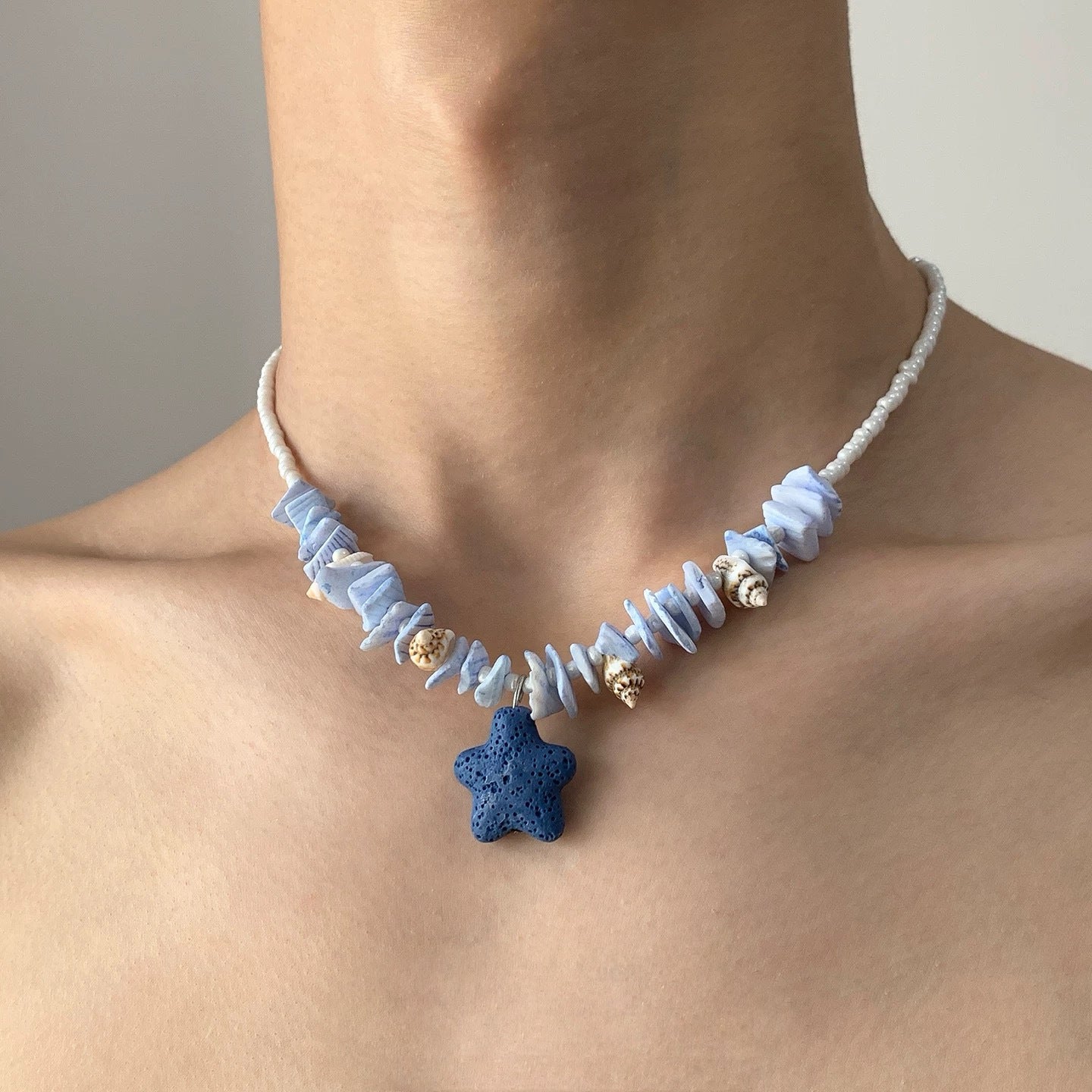 Double Layer Star Pendant Necklace