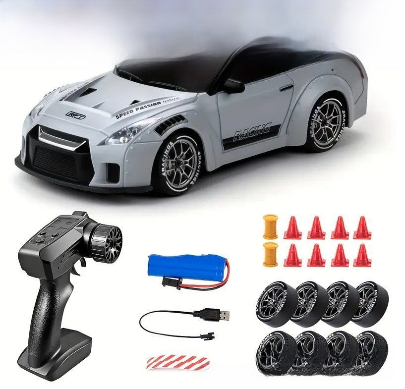 1:24 Scale Remote Control Drift Car - High-Speed RC Racing Car with Precision Steering & Durable Widebody Design