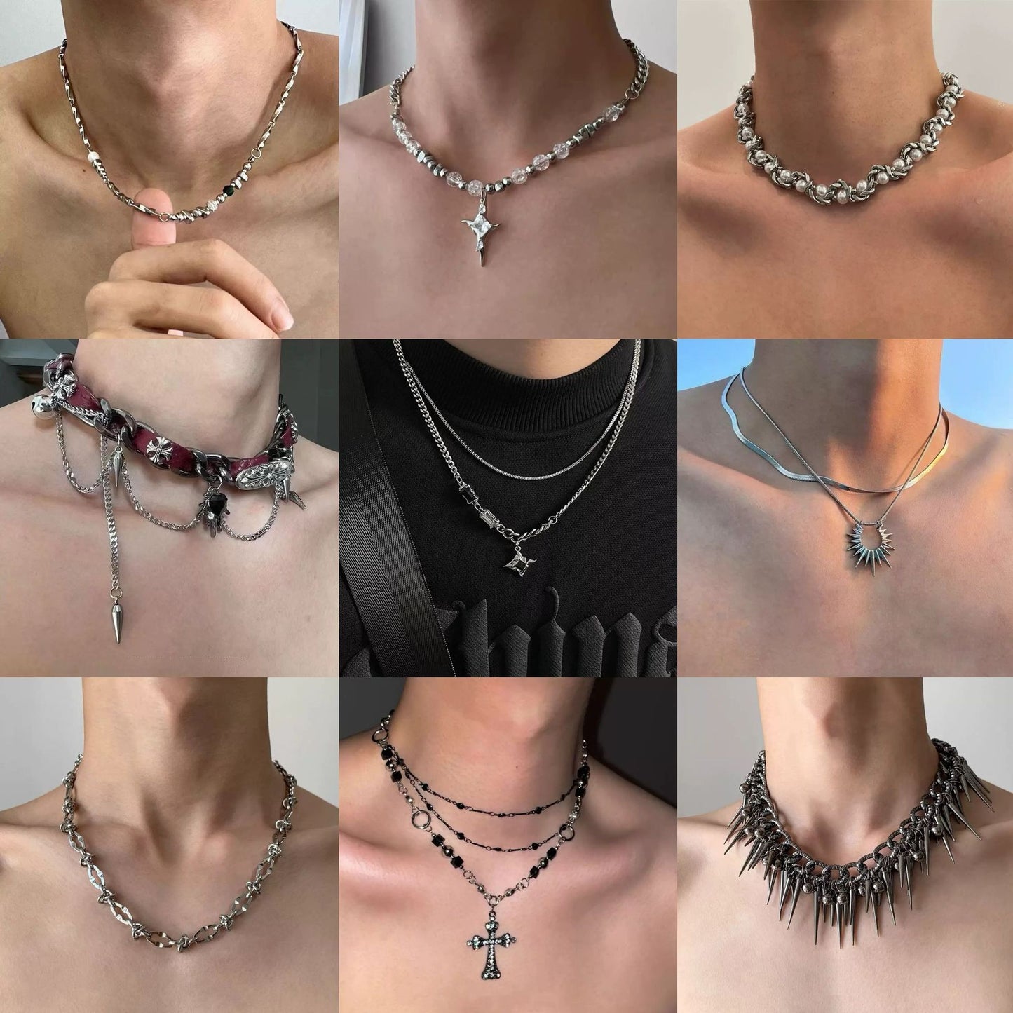 Double Layer Star Pendant Necklace