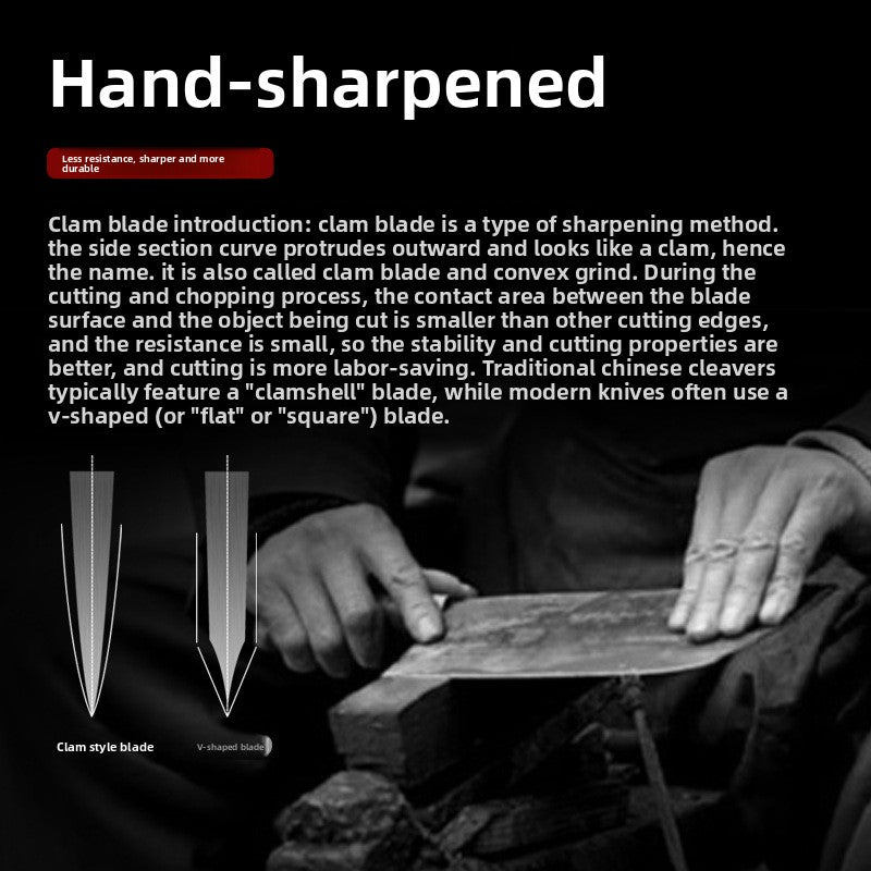 Premium Hand-Forged Chef Kitchen Knife with Luxury Gift Box - Ultra Sharp High-Carbon Stainless Steel Cleaver for Meat & Vegetables