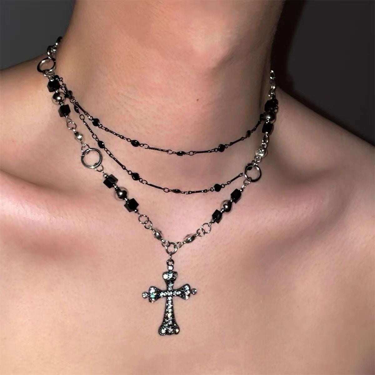Double Layer Star Pendant Necklace