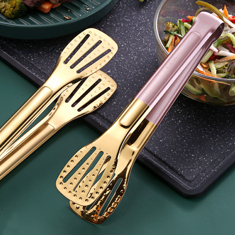 Stainless Steel Food Tongs for Cooking and Grilling