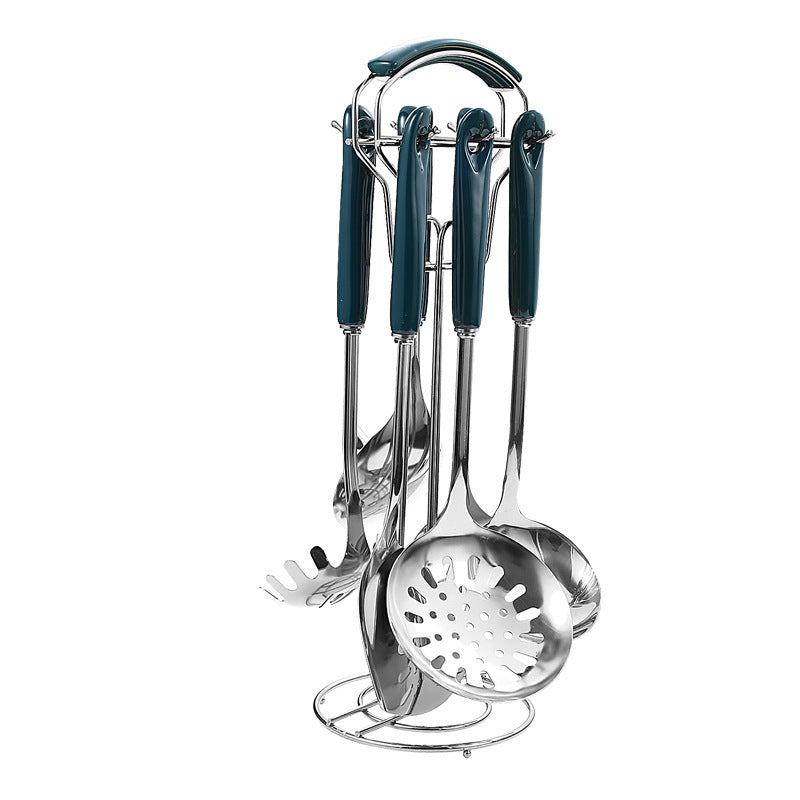 Stainless steel spatula spoon and ladle set
