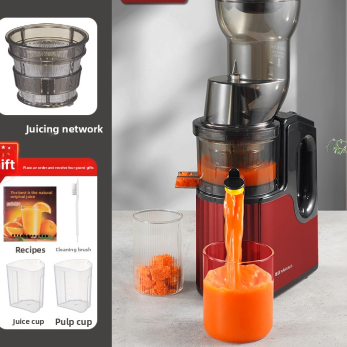 Multifunctional Juice Extractor with Pulp Separation