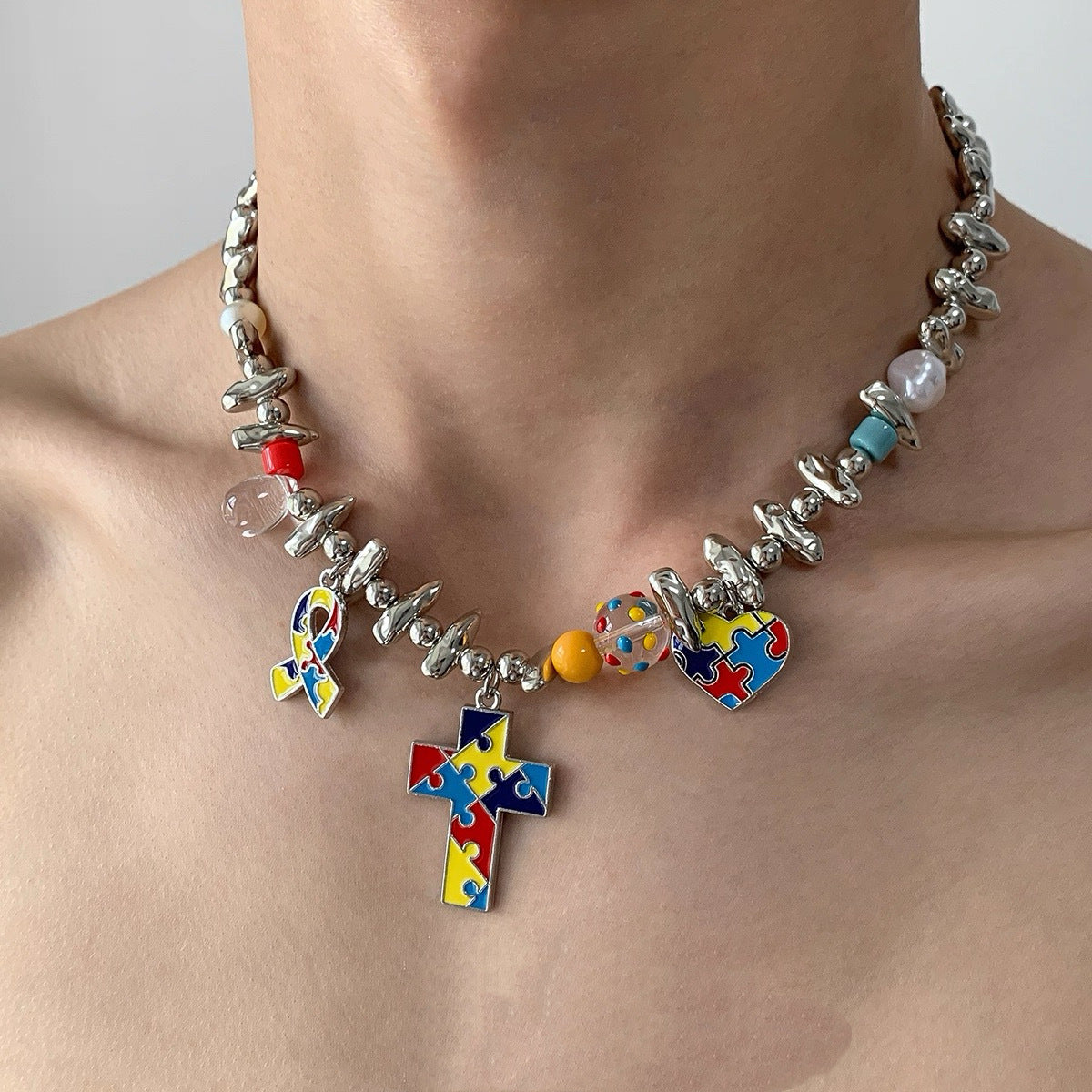 Double Layer Star Pendant Necklace