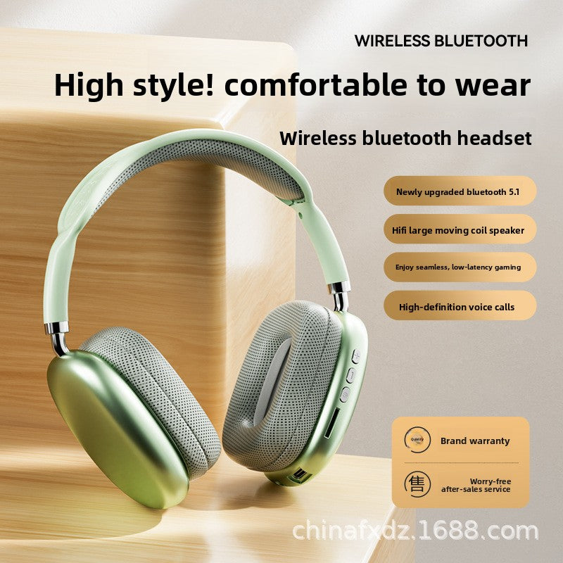 Wireless Bluetooth 5.4 Headphones with Long Battery Life - High-Definition HIFI Sound & Lightweight Comfort Design for All-Day Wear