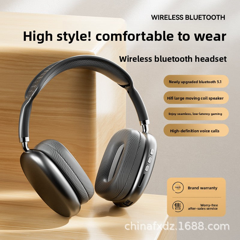 Wireless Bluetooth 5.4 Headphones with Long Battery Life - High-Definition HIFI Sound & Lightweight Comfort Design for All-Day Wear