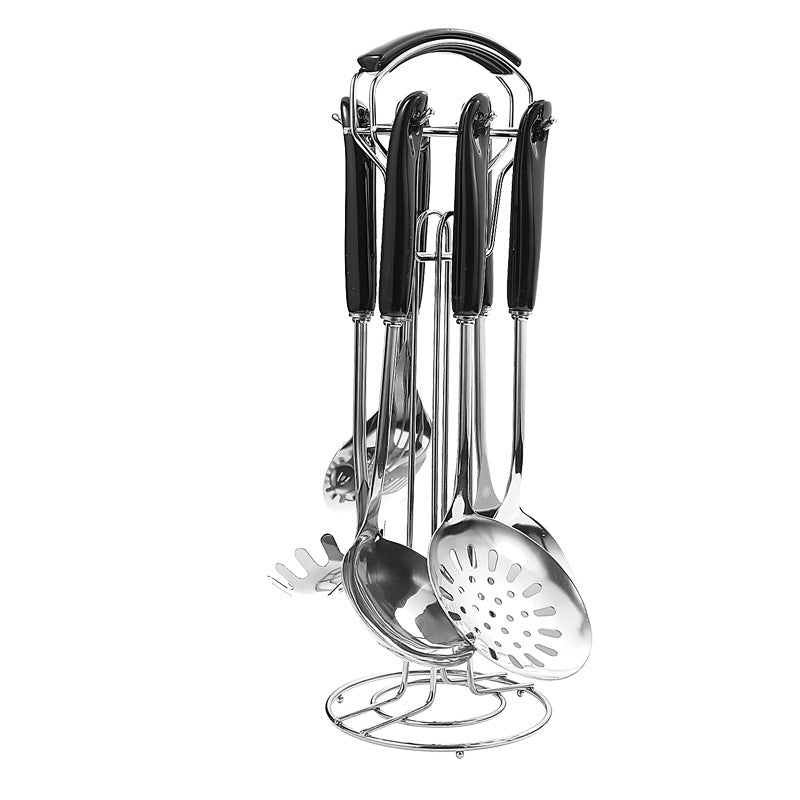 Stainless steel spatula spoon and ladle set