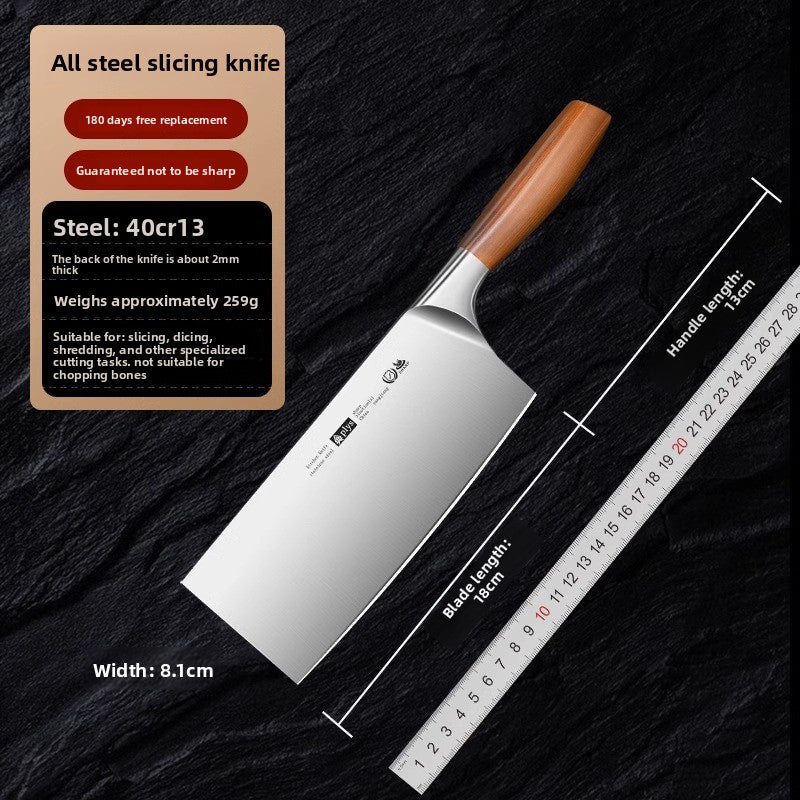 Best Title: 4-Piece Stainless Steel Kitchen Knife Set - Ultra Sharp Chef, Cleaver & Paring Knives with Ergonomic Wooden Handle