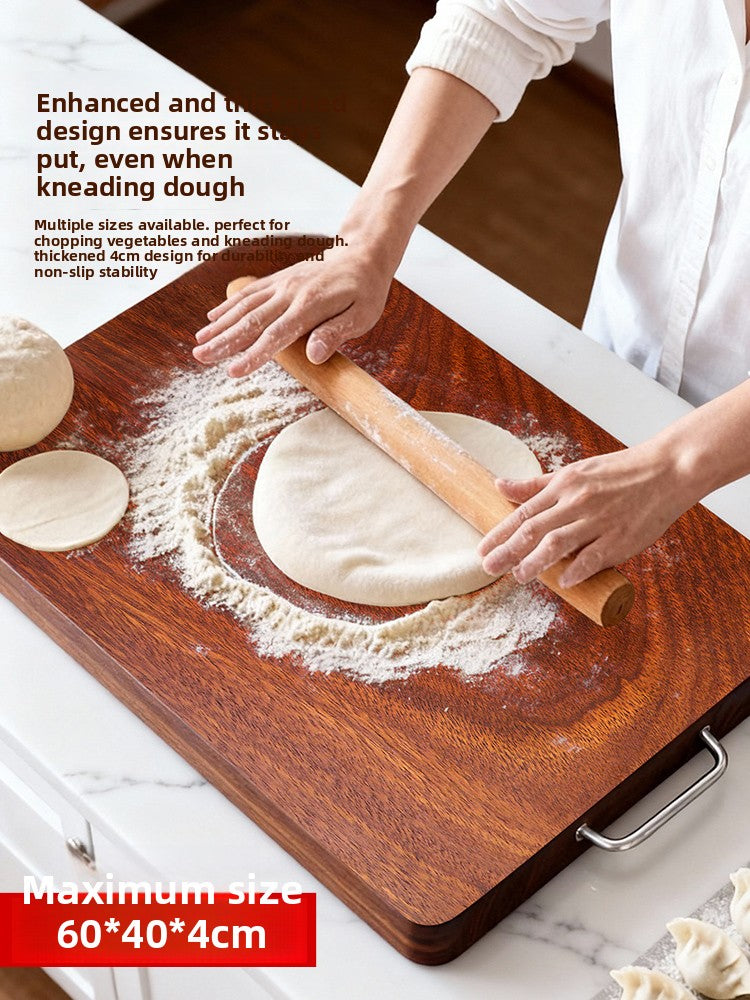 Solid Wood Ebony Antibacterial Chopping Board Double-Sided Cutting Board
