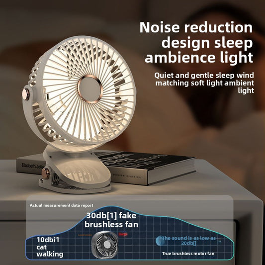 USB Rechargeable Ultimate Rechargeable Battery Operated Clip Desk Fan Clip