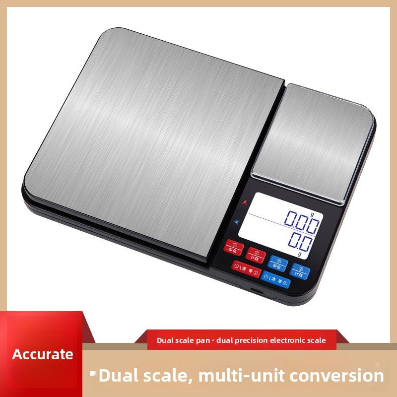 Precision Digital Kitchen Scale with Dual Weighing Pans
