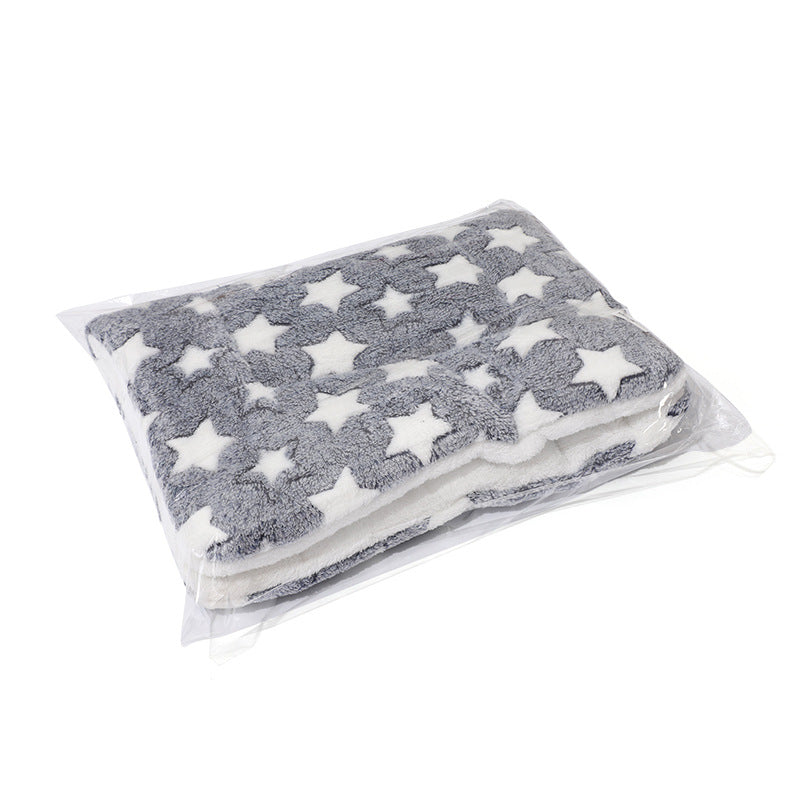 Thickened Pet Mats Non-Slip Cushions - Ultra Soft Warm Fleece Bedding for Dogs & Cats for Autumn & Winter