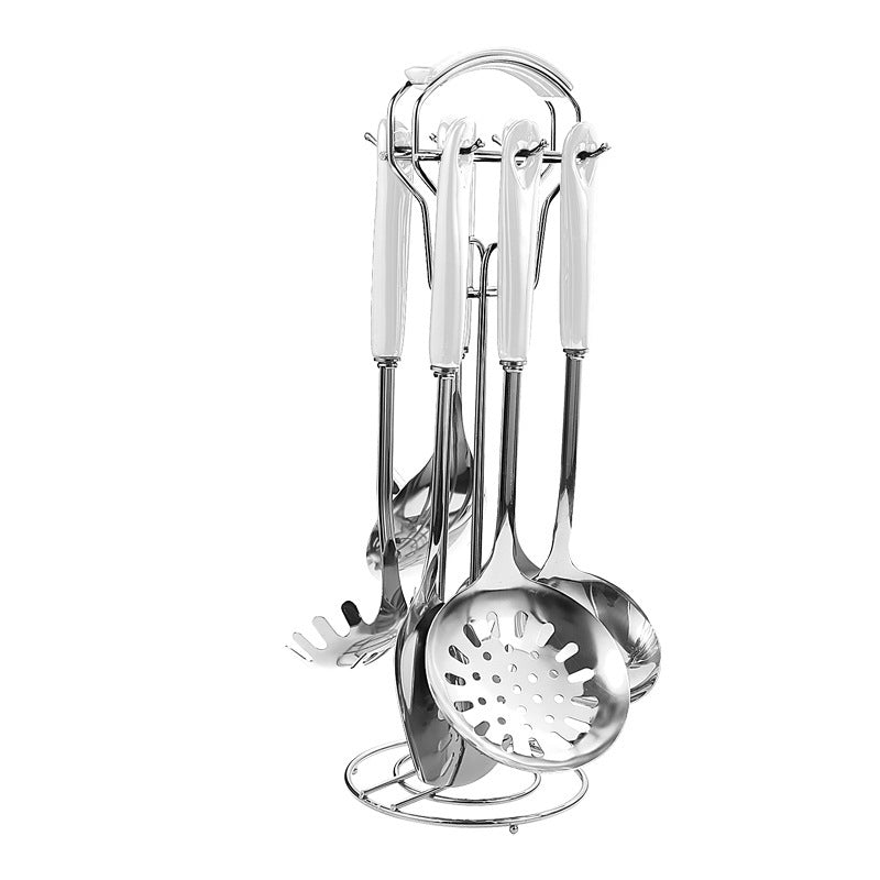 Stainless steel spatula spoon and ladle set