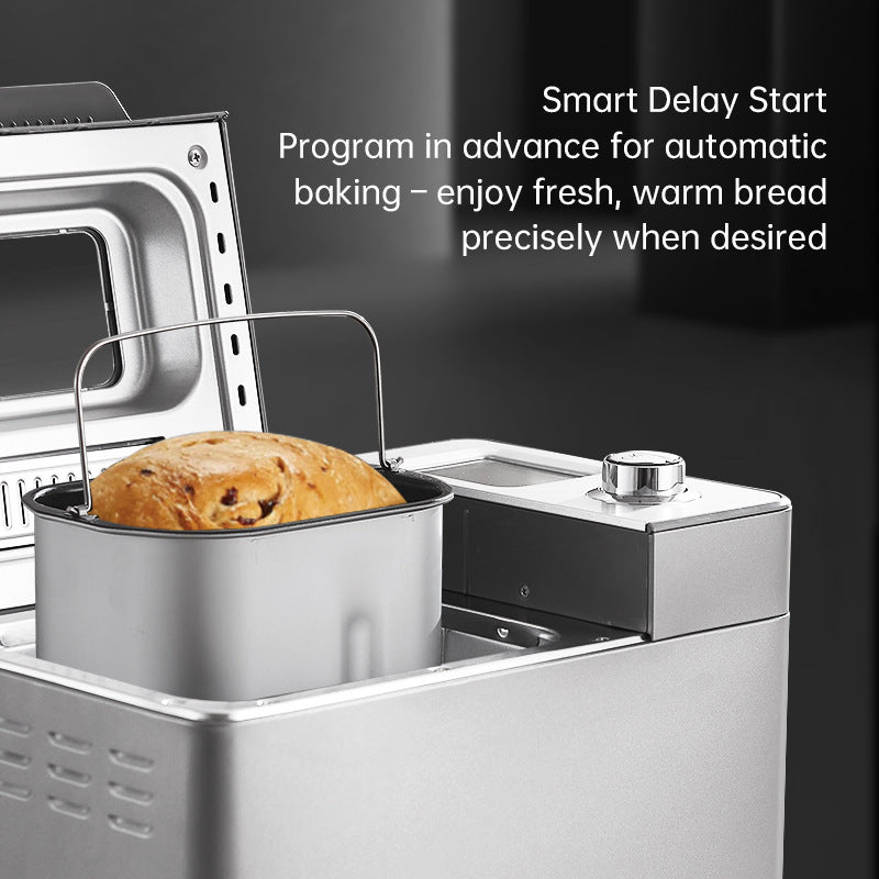 Fully Automatic Bread Maker Machine for Home Use - 2lb Capacity Programmable Breadmaker with Gluten-Free Mode