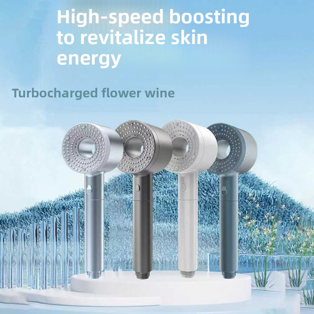 High-Pressure 5-Mode Shower Head with Built-in Water Purification Filter