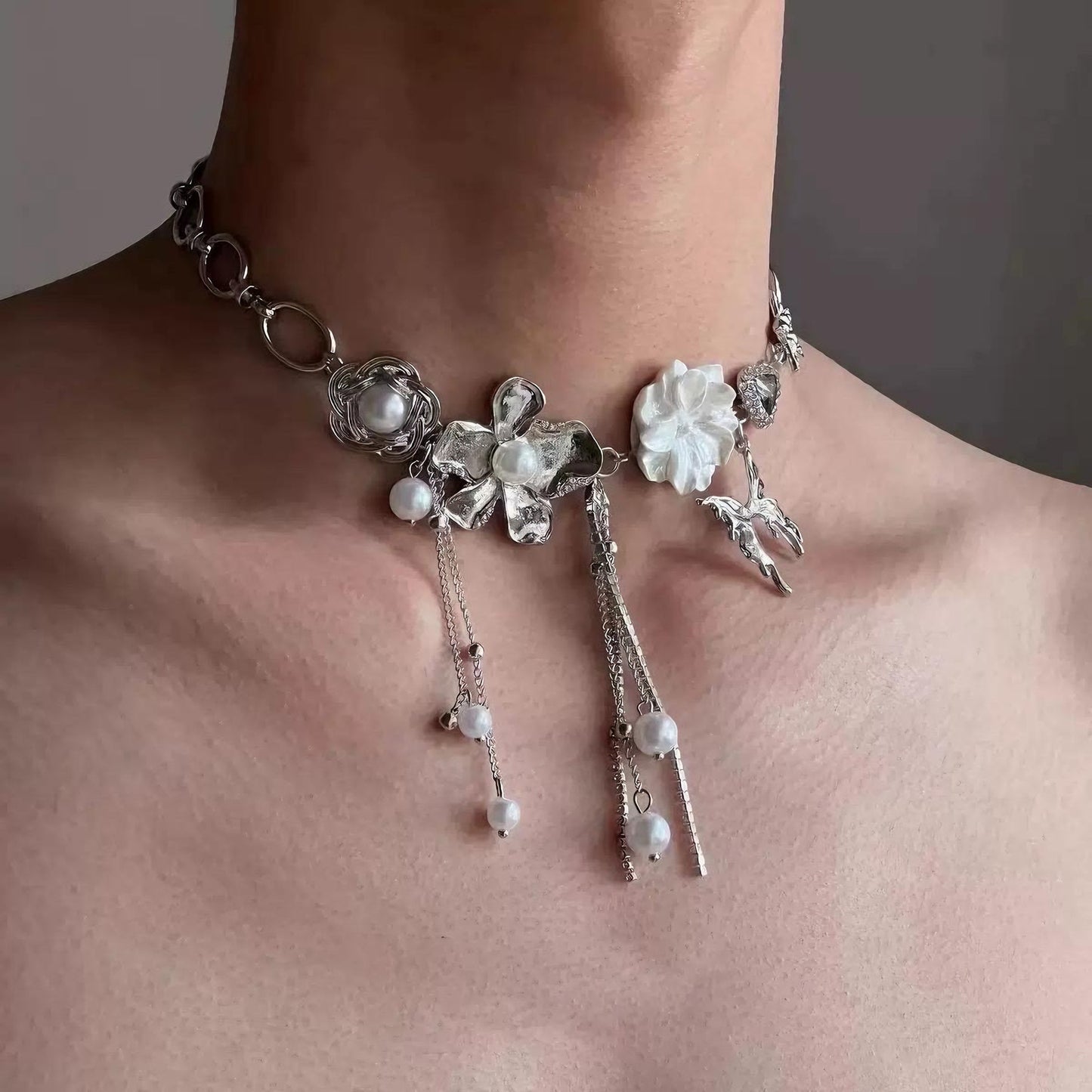 Double Layer Star Pendant Necklace