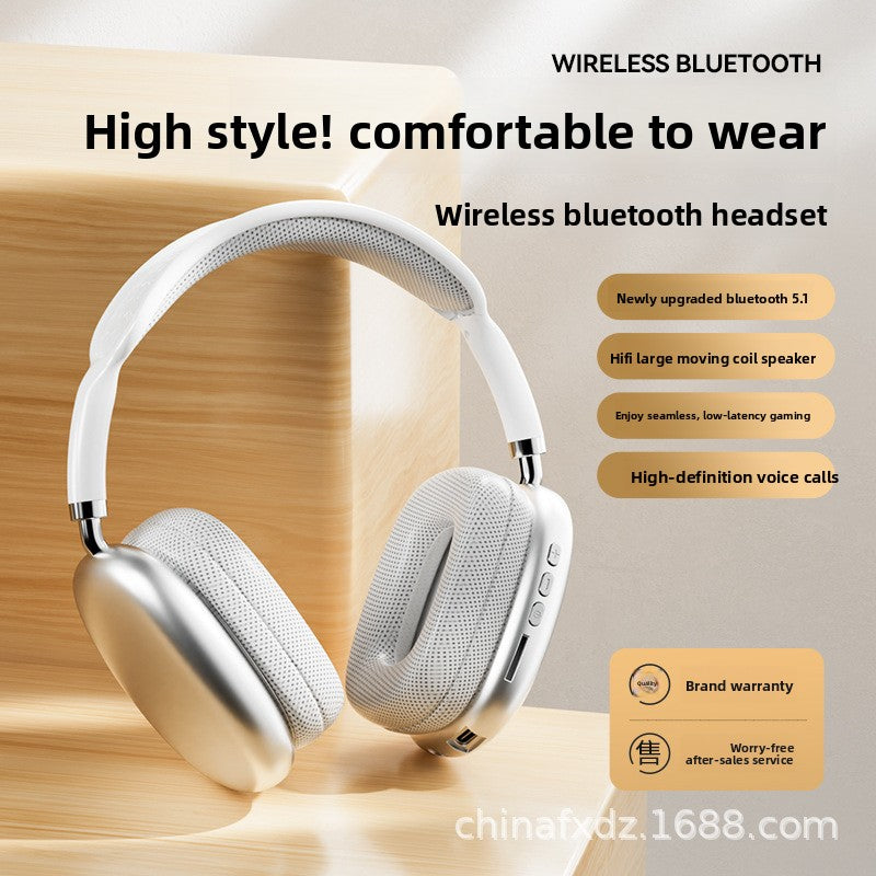 Wireless Bluetooth 5.4 Headphones with Long Battery Life - High-Definition HIFI Sound & Lightweight Comfort Design for All-Day Wear