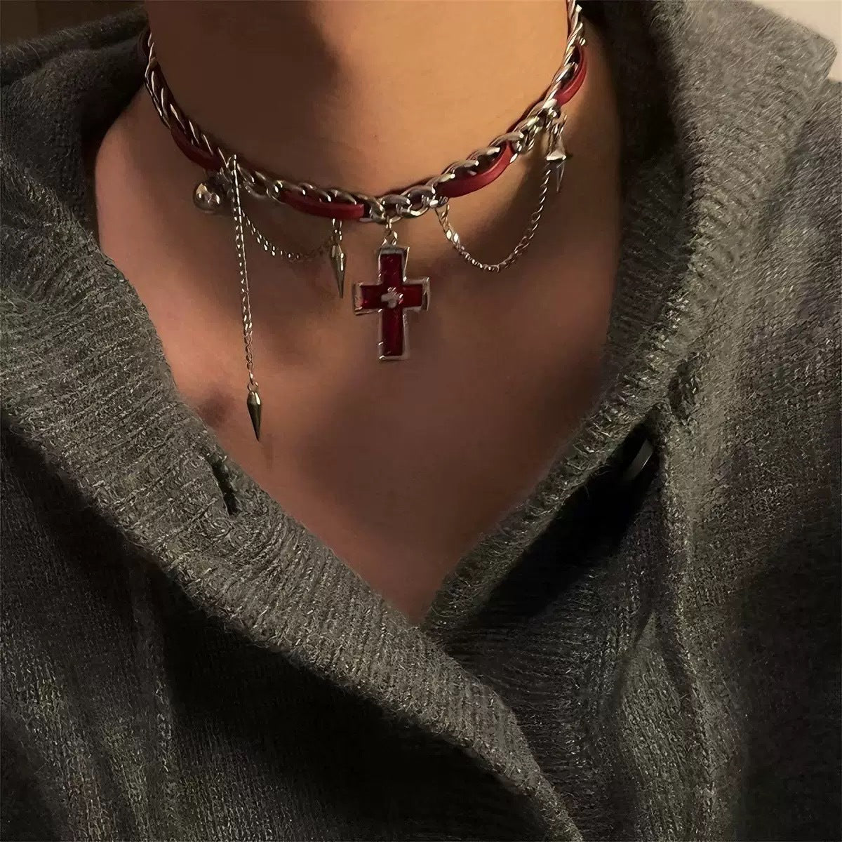 Double Layer Star Pendant Necklace