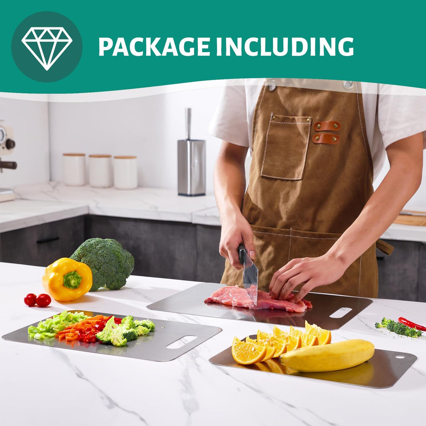 Pure Titanium Kitchen Cutting Board
