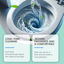 Automatic Toilet Tank Cleaner Tablets - Long-Lasting Blue Cleaning Foam for Stain Removal & Fresh Fragrance (Pack of 2)