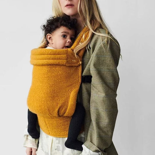 Ergonomic Children's Backpack Waist Seat - Dual-Shoulder Baby Carrier with Waist Support for Maximum Comfort