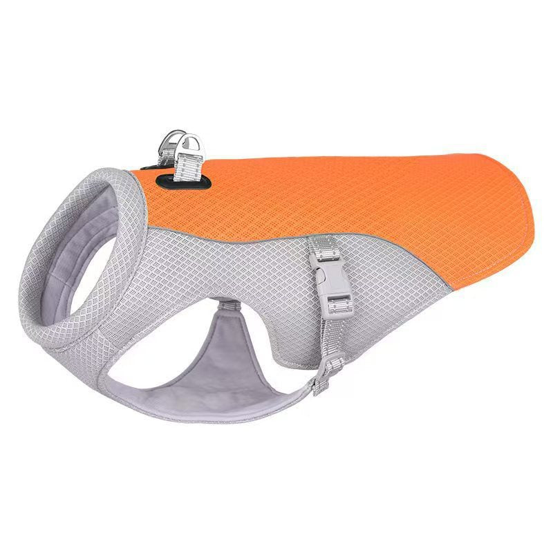 Summer Dog Cooling Vest Breathable Adjustable Pet Clothing