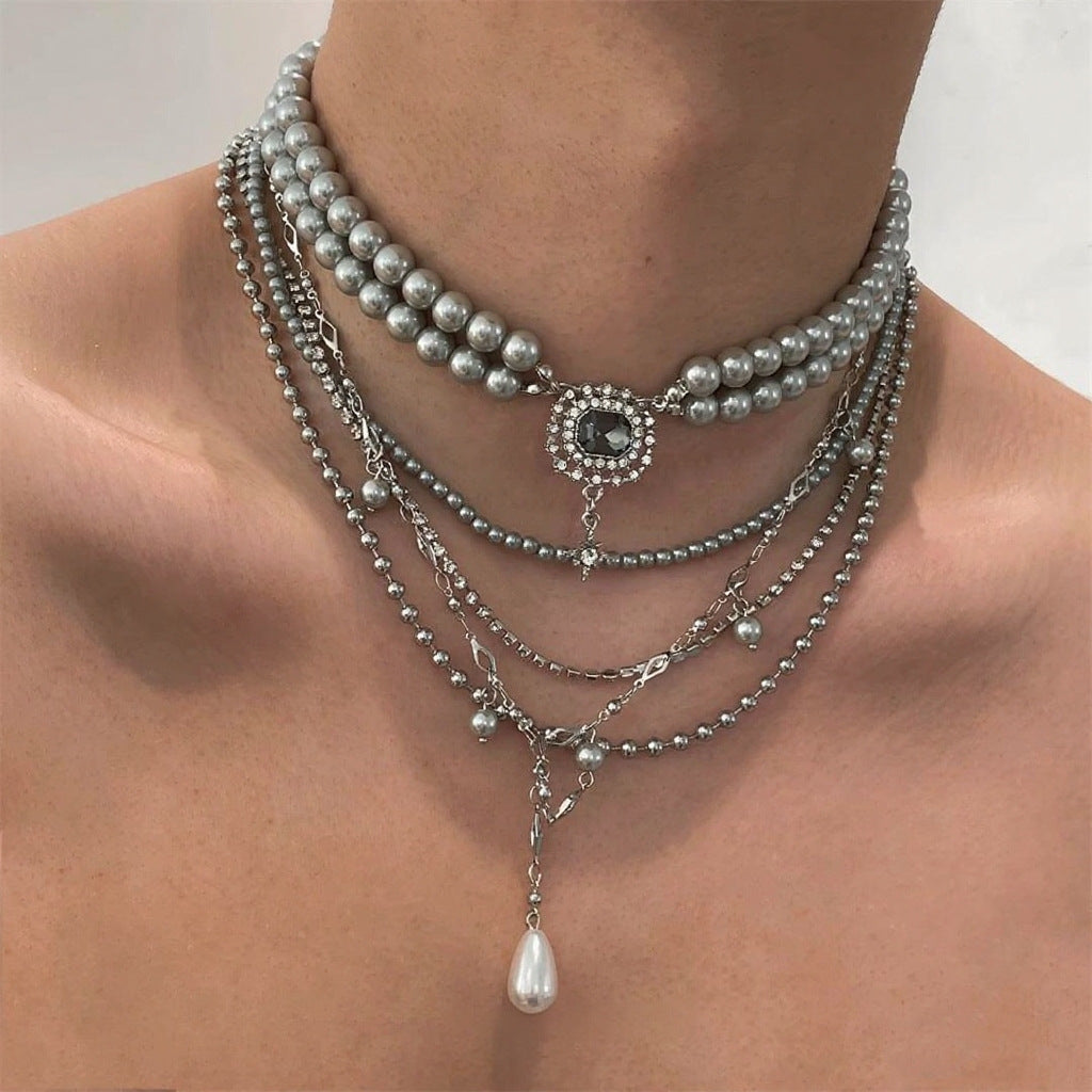 Double Layer Star Pendant Necklace