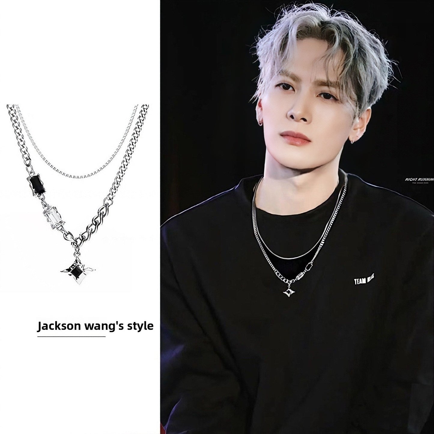 Double Layer Star Pendant Necklace