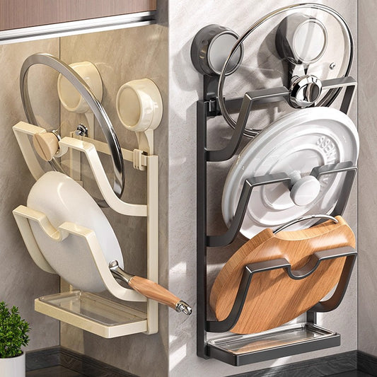 Suction Cup Wall Mount Kitchen Organizer Rack
