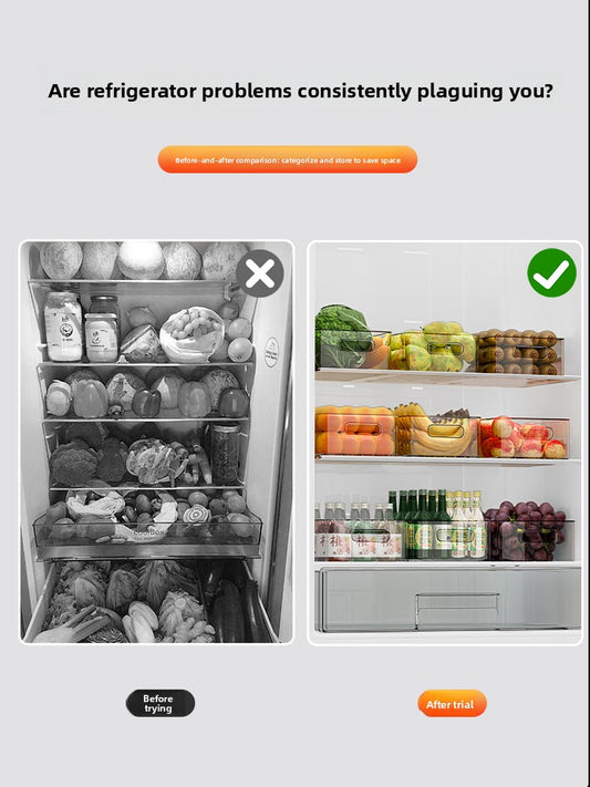 Transparent Refrigerator Food Storage Container