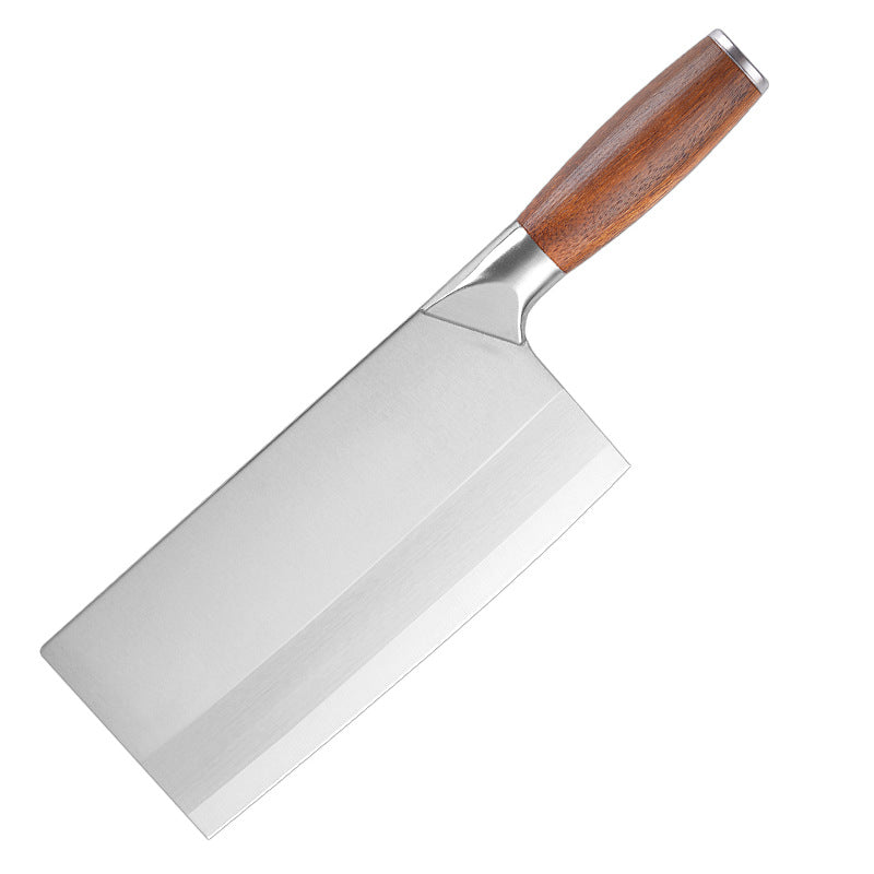 Professional 7" Forged Stainless Steel Kitchen Knife - Ultra Sharp Vegetable Cleaver & Butcher Meat Knife