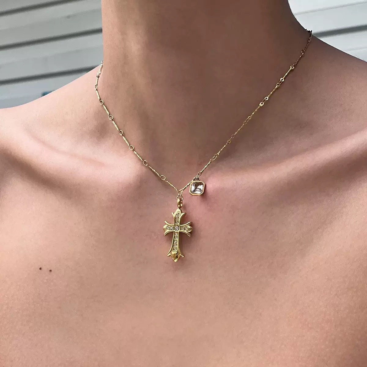 Double Layer Star Pendant Necklace